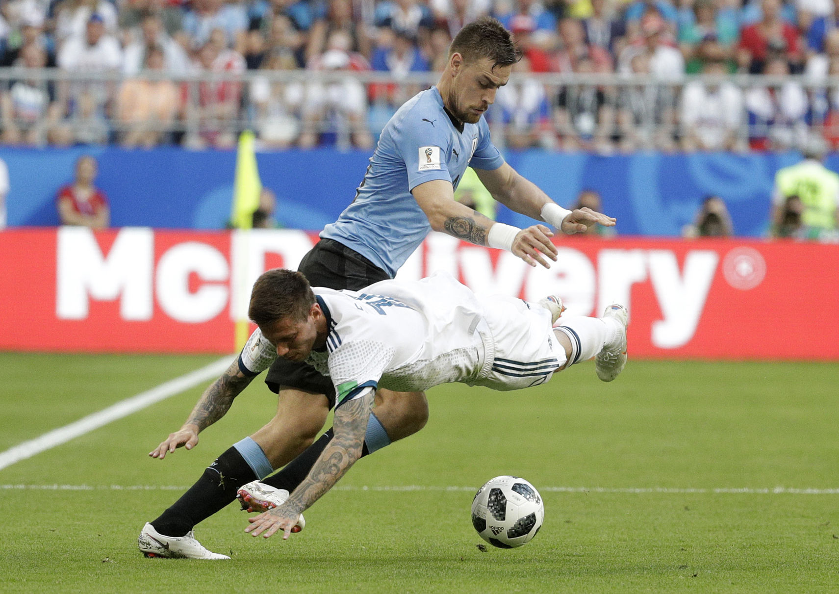 Uruguay beats Russia